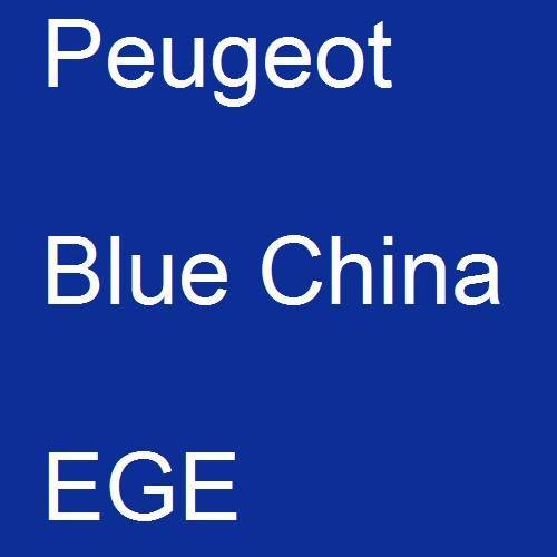 Peugeot, Blue China, EGE.